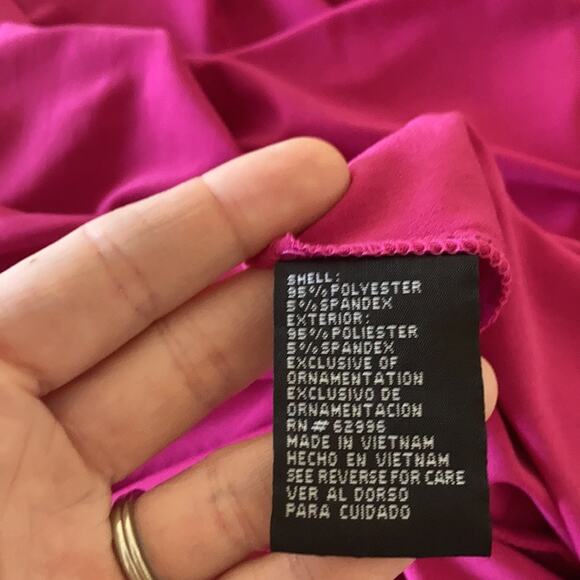 Scarlett Nite Fuschia Stretch Pullover Midi Dress, Size 20W - Picture 8 of 14